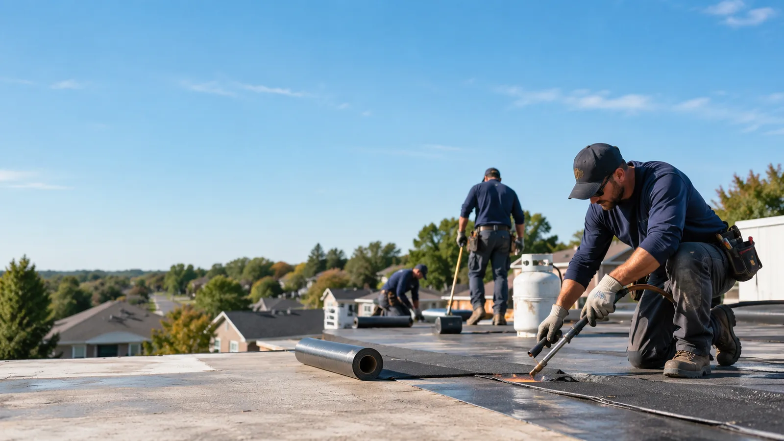 Flat Roof Leak Repair providers in Olin, IA